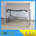 high quality bed with metal standing outdoor swing hammock